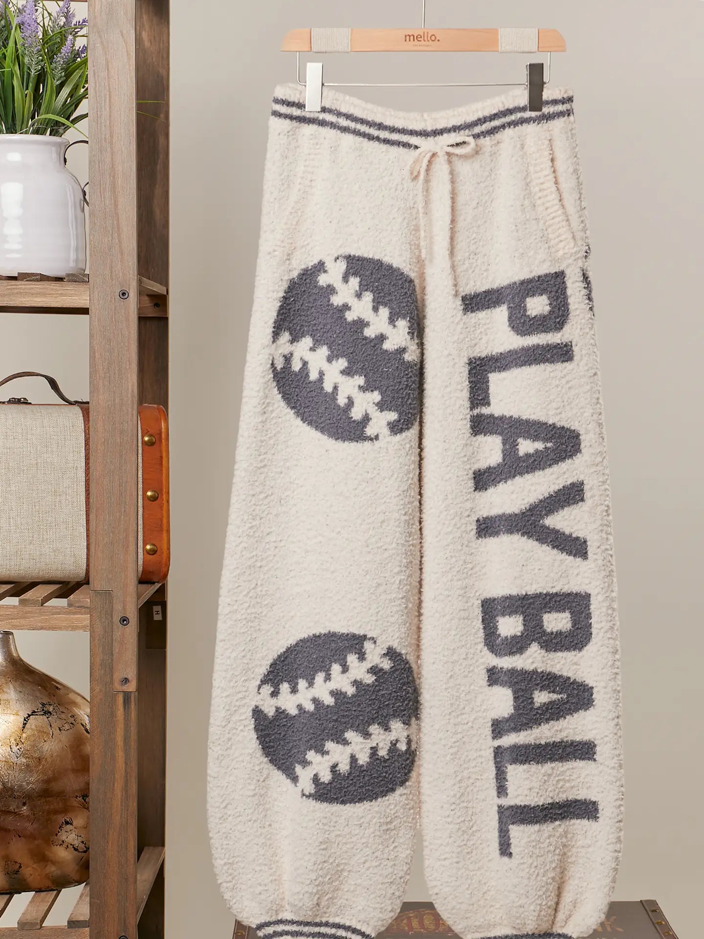 Playball Baseball Cozy Knit Pants