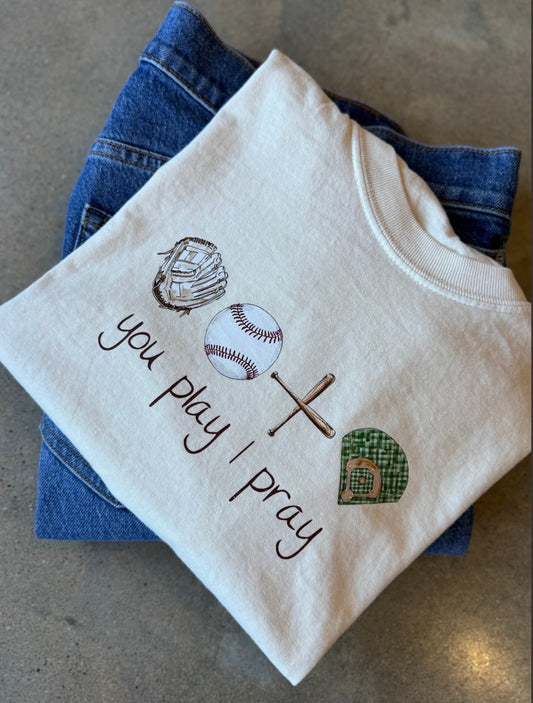 PREORDER - You Play I Pray Boxy Tee